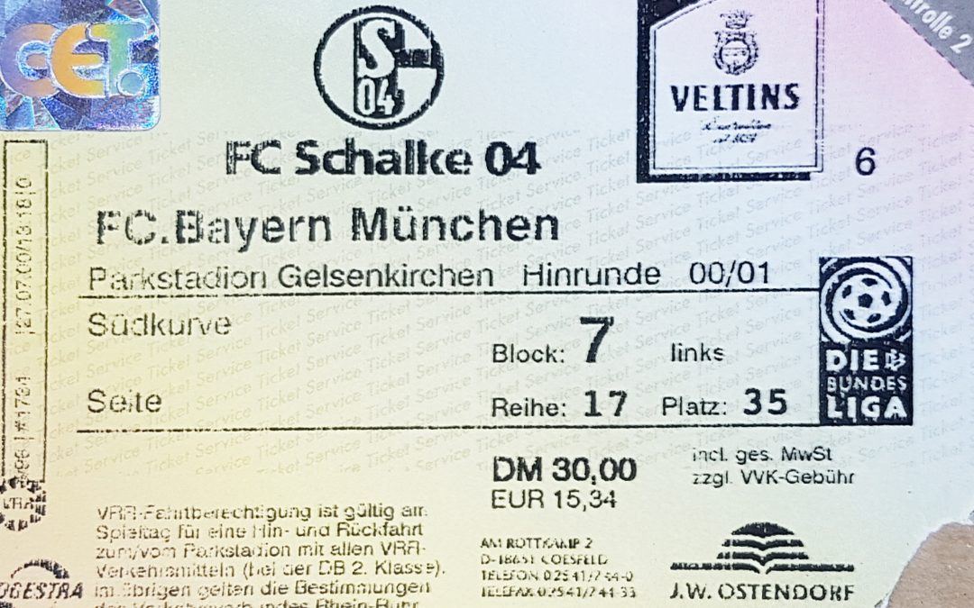 27.07.2000 Bundesliga Auswärts-Spiel auf Schalke