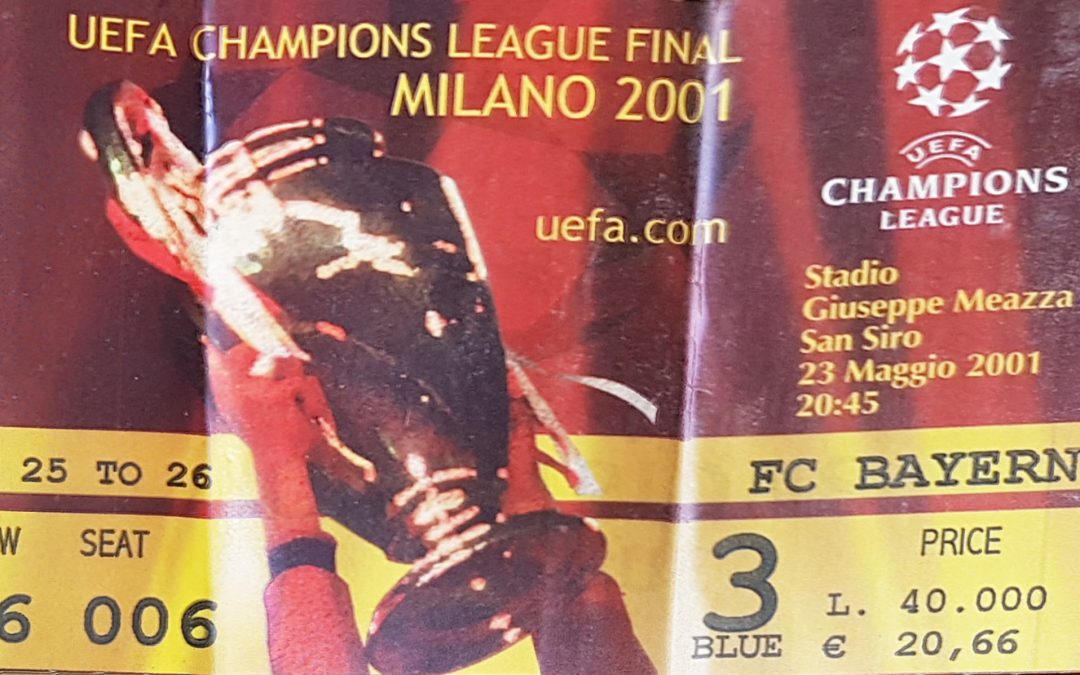 23.05.2001 Champions-League Finale in Mailand
