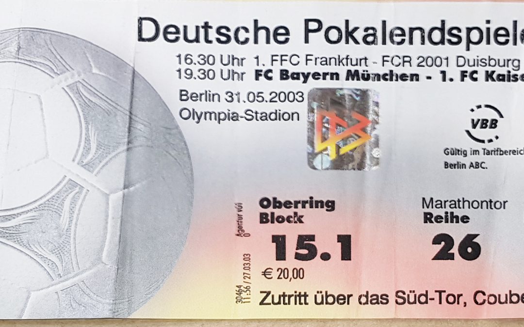 31.05.2003 DFB Pokalfinale Berlin