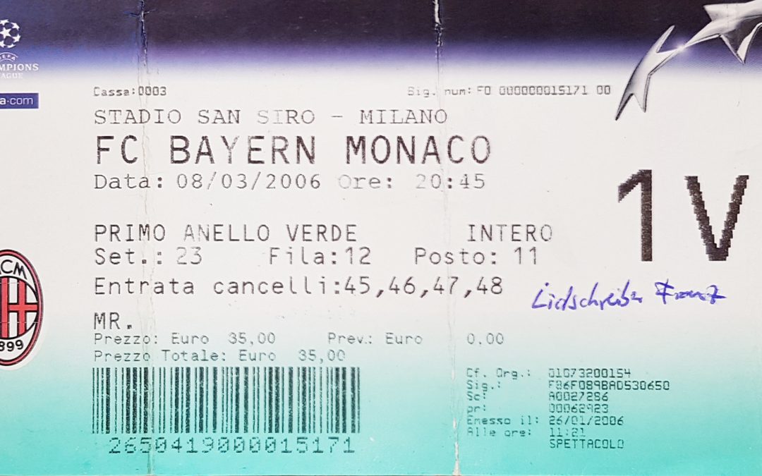 08.03.2006 Champions-League Auswärtsfahrt zum AC Mailand